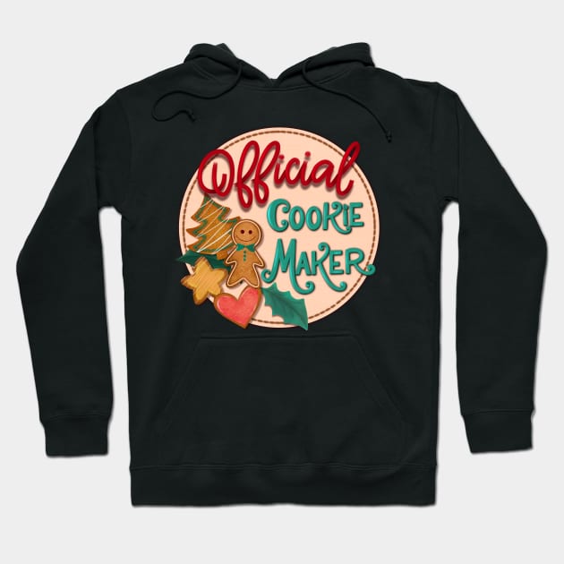 Official cookie maker Cristmas design Hoodie by PrintAmor